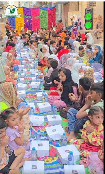 Ramadan Iftar at Roshan Pakistan Foundation – Mazdoor Campus